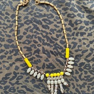 JCrew neon necklace